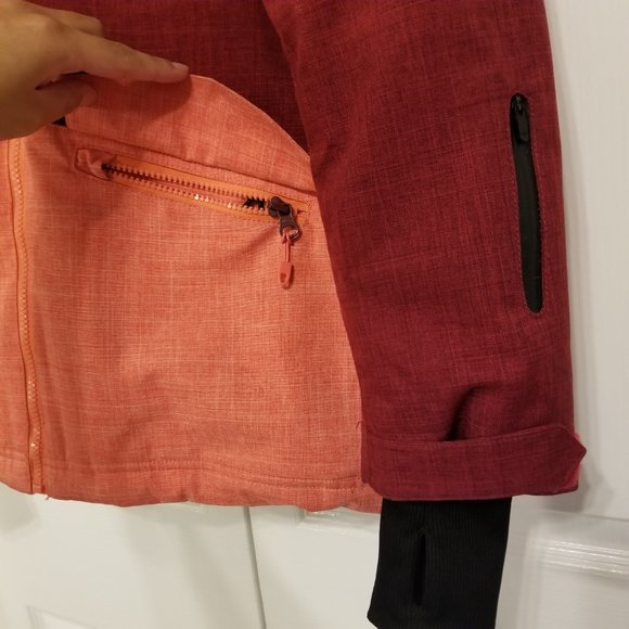 O'Neill Jacket FreedomSeries Snowboarding and Skiing Coat Red Long Waterproof - Picture 6 of 14